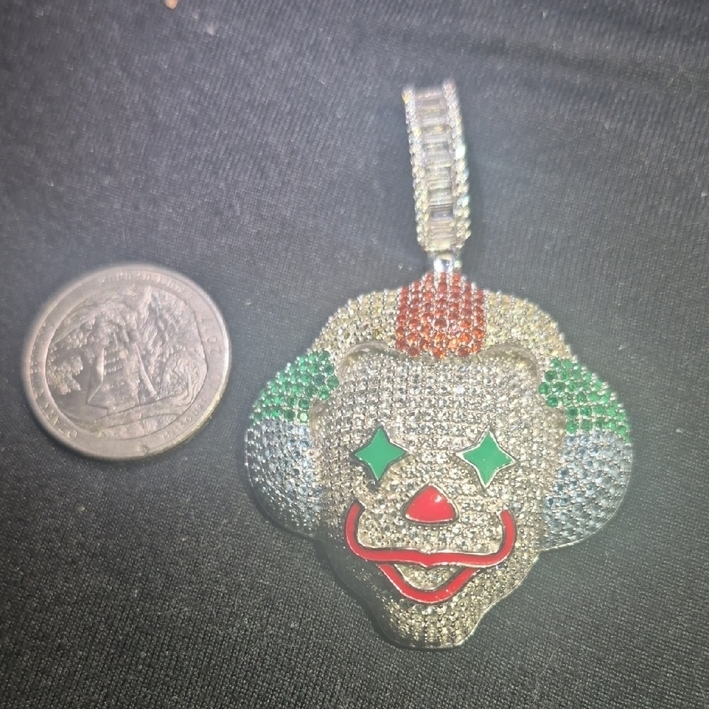 Colorful Clown Pendant